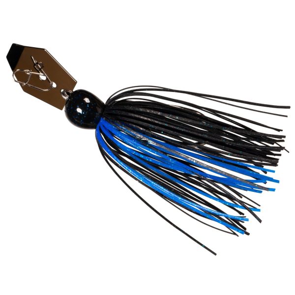 Z-MAN Chatterbait Mini Max Black Blue Three-Eighths Oz Cheap
